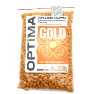 Воск пленочный в гранулах OPTIMA «GOLD», 200 гр. С маслом сандала